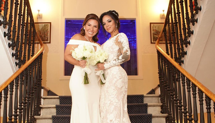 Vanessa Senior y Nany Luna se casaron en España