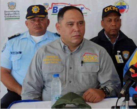 Secretario de Seguridad Ciudadana Bolívar