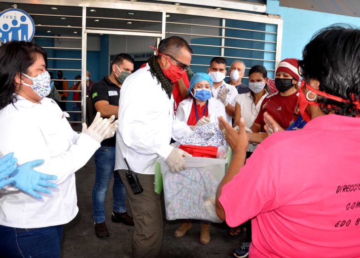 Gobernación distribuye tapabocas y alcohol. Las entregas se realizaron en hospitales y alcaldías de Bolívar.