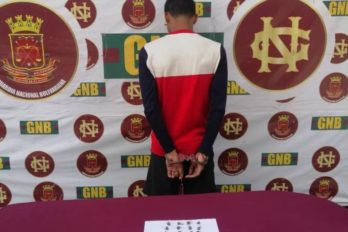 GNB lo capturó por tráfico de drogas en San Félix