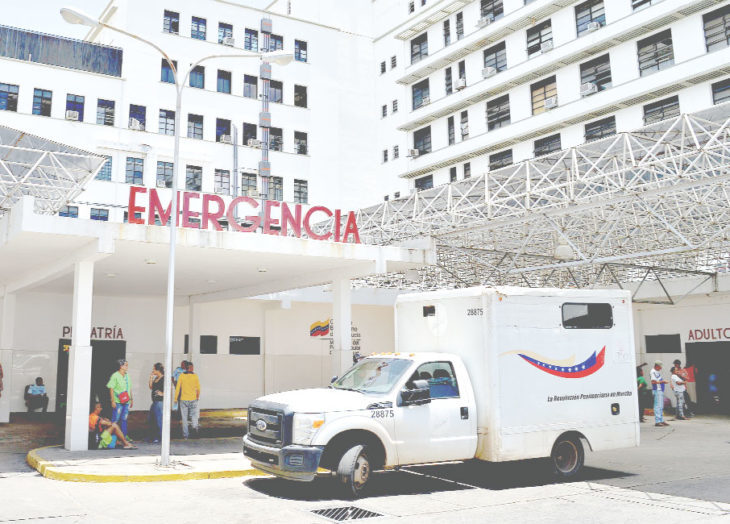 Presunto ladrón agonizó en la sala de emergencias del hospital de Ciudad Bolívar
