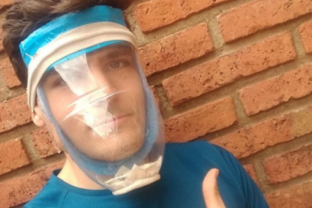 Estudiante argentino crea mascarilla para personas en contacto con Covid-19