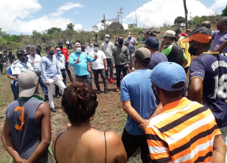 Minec Bolívar y gobernación inspeccionaron ocupación ilegal en Cerro Roberto