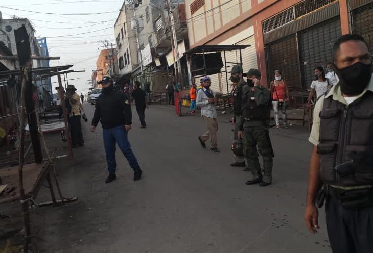 Organismos de seguridad resguardan mercados de San Félix
