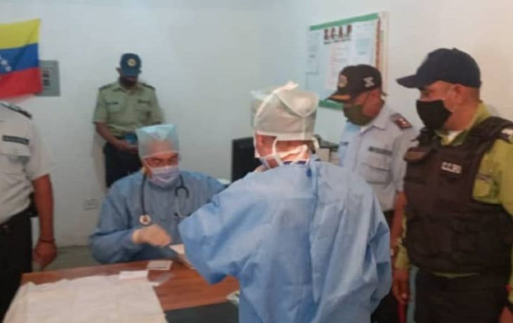 Realizan despistaje de Covid 19 a reclusos de la Policía Municipal de Piar