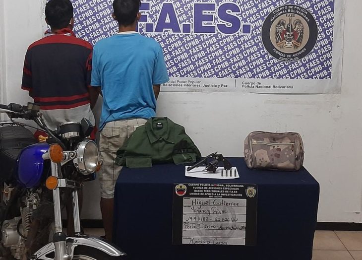 Dos detenidos “por aprovechamiento” en San José de Chirica