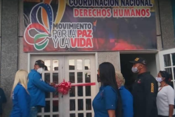 Inauguran primera sede de DD.HH. del "Movimiento por la Paz y la Vida" en Bolívar