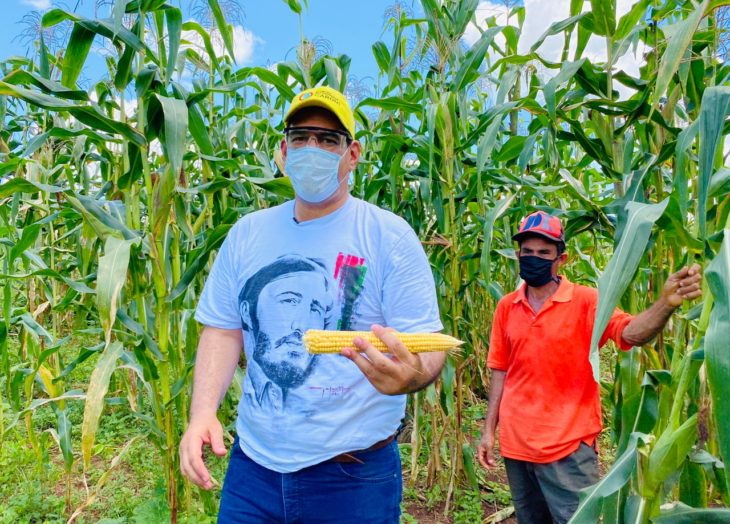 Alcalde de Caroní impulsa producción en más de 55 hectáreas de terreno en Guayana