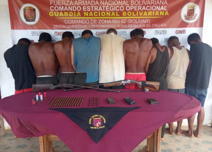 Militares capturaron a otros nueve miembros de la banda el Perú
