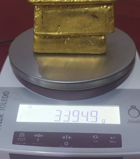 Capturados con más de 3 kilogramos de oro