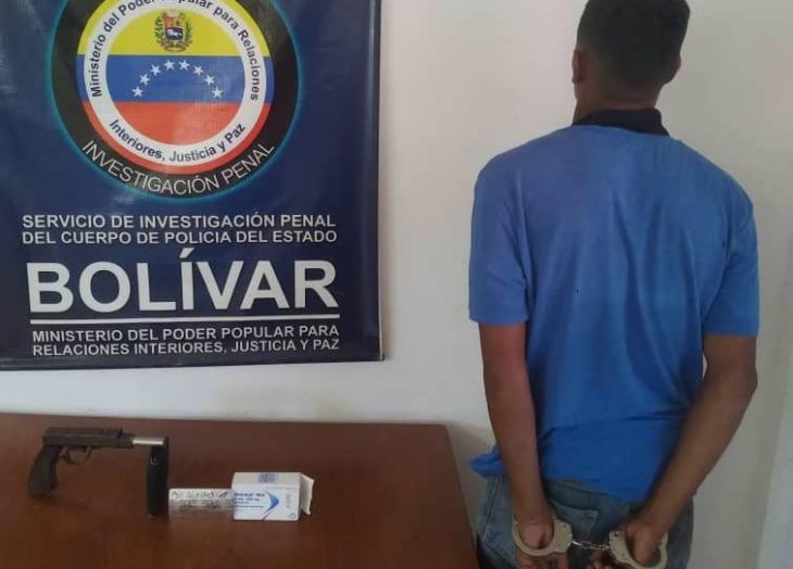 Aprehendido por robo a mano armada en Ciudad Bolívar