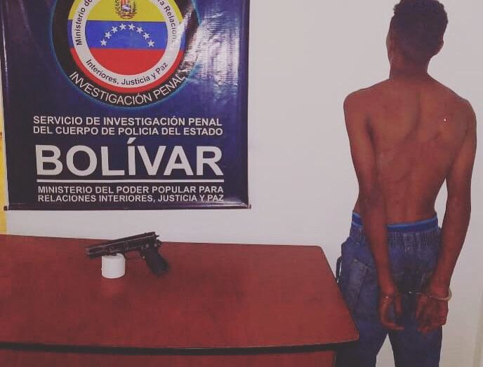 Arrestado por robo en Ciudad Bolívar