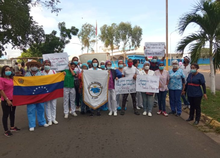 Bajos sueldos y pocos beneficios reciben enfermeros en Bolívar