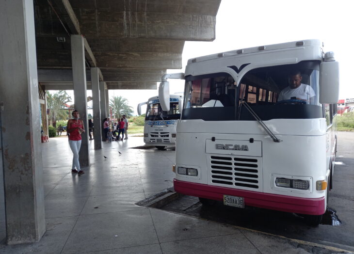 Terminal Batalla de San Félix con baja afluencia de pasajeros este 31 de diciembre