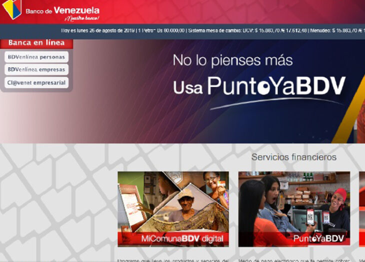 Asesinar Subtropical hemisferio Banco de Venezuela permite comprar desde 1 dólar