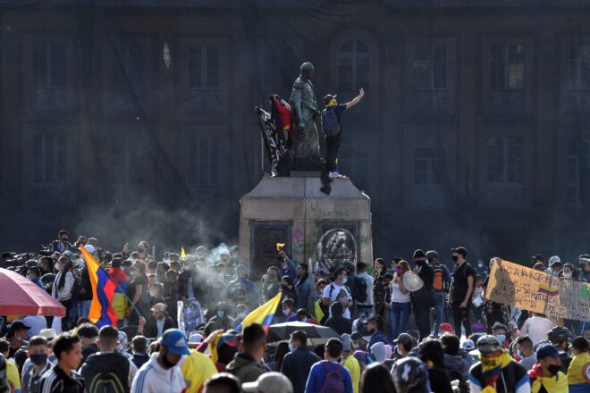 protestas en Colombia