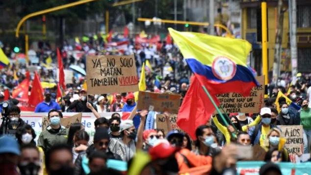 protesta en Colombia