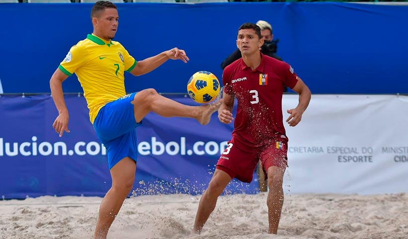 La Vinotinto de fútbol playa cayó 8x2 ante Brasil en las eliminatorias - Vimarsana News