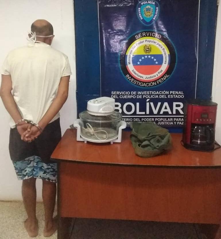 Habría hurtado unos electrodomésticos de una casa - Vimarsana News