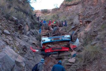 accidente en Bolivia