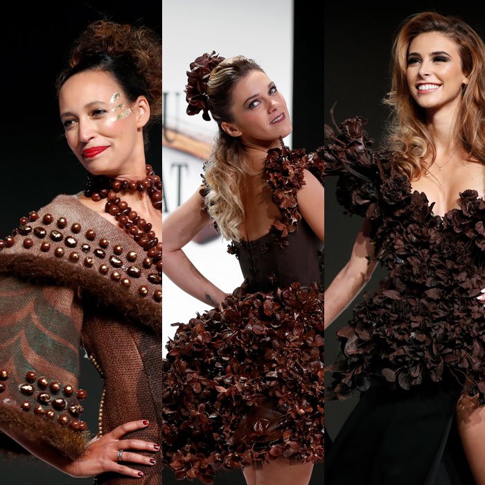 Realizan desfile con vestidos de chocolate en París (+videos)