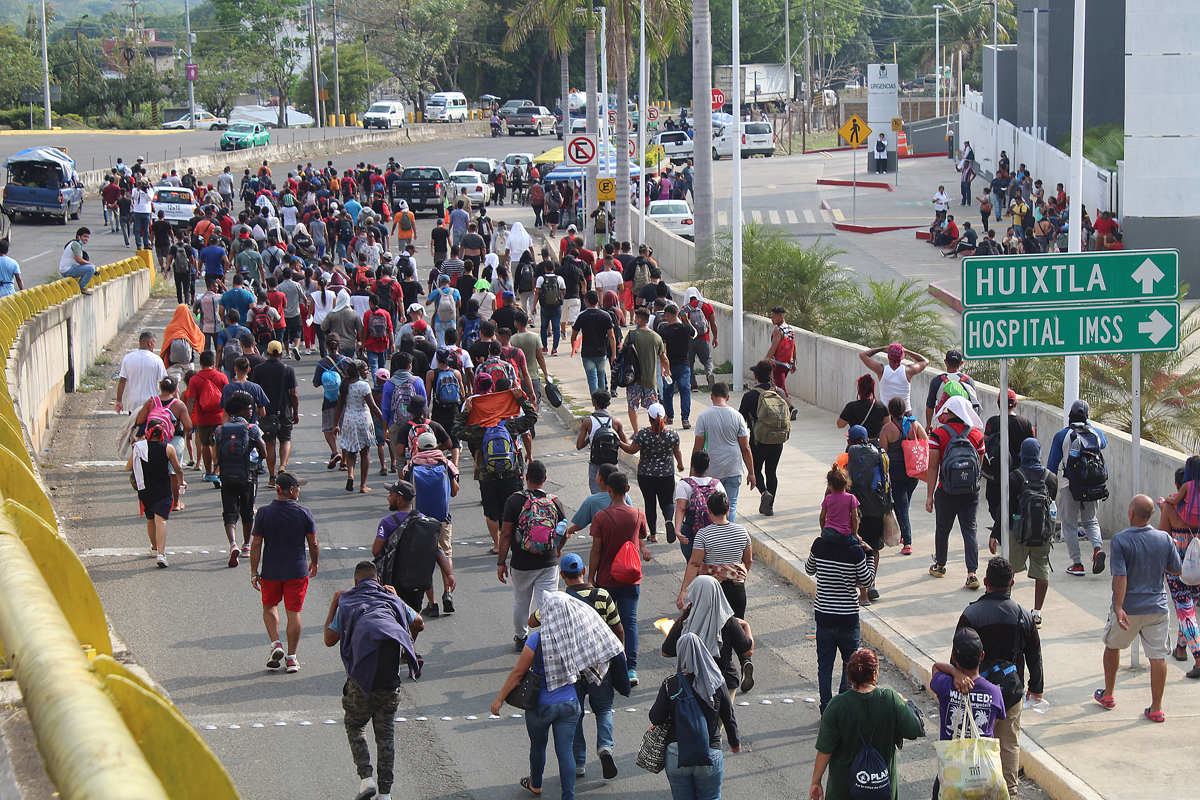 Miles de migrantes venezolanos alistan caravana en el sur de M xico