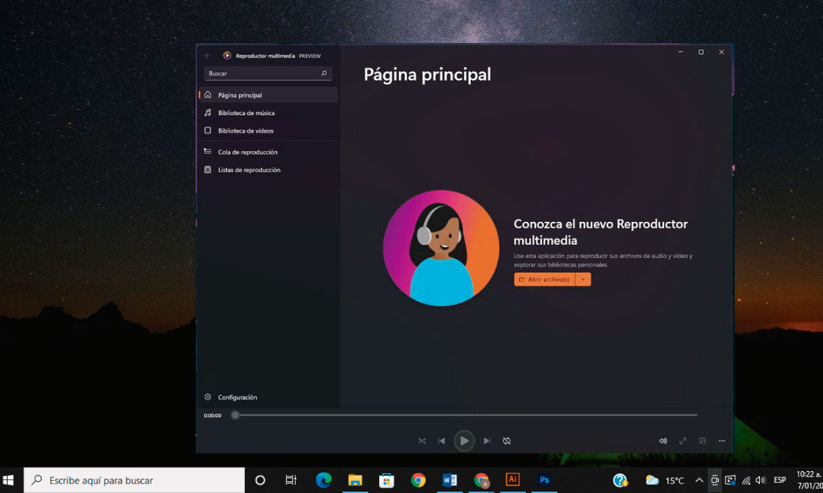 Windows 11 actualiza su reproductor multimedia