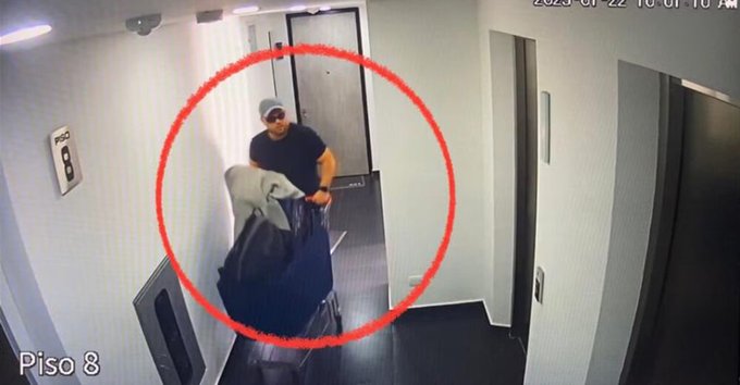 Reveal videos of Colombian DJ’s boyfriend with bags and suitcases