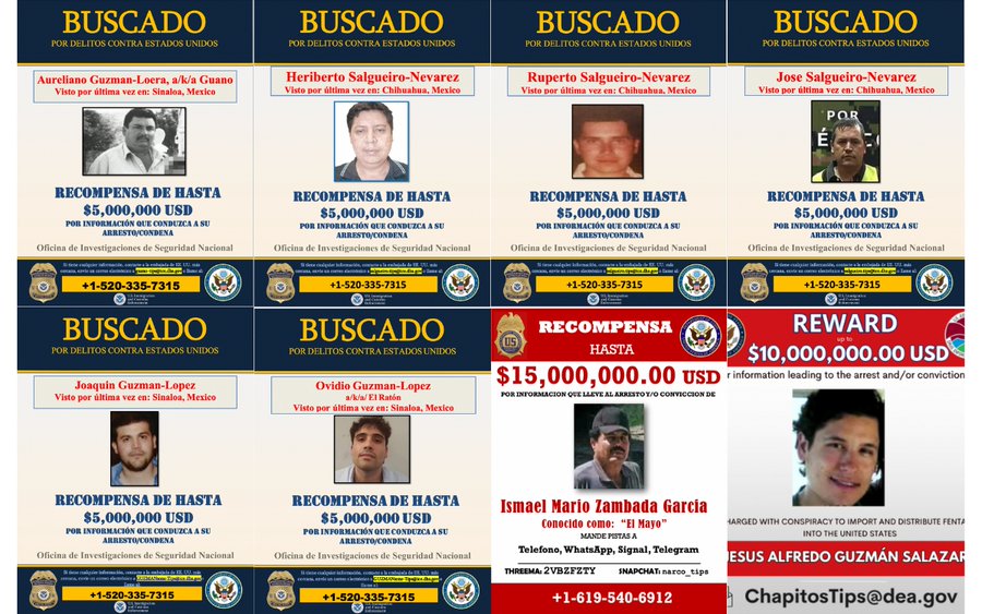 US accuses “El Chapo” Guzman’s 3 sons of smuggling fentanyl