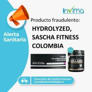 Colombia emite alerta sanitaria por productos de Sascha Fitness
