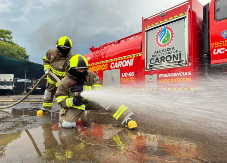 Números de atención de emergencias de Bomberos de Caroní