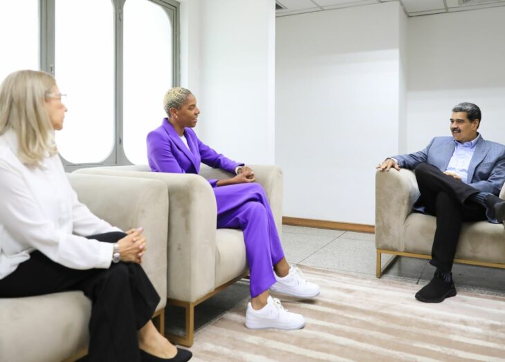 Yulimar Rojas se reunió con el presidente de la República