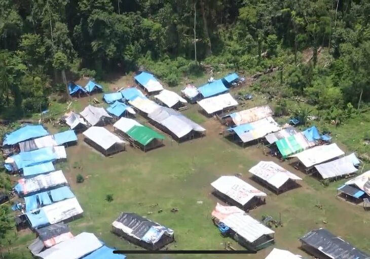 campamento en el Darién