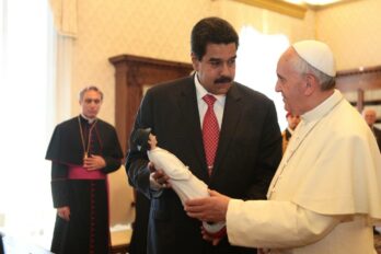 Nicolás Maduro y papa Francisco