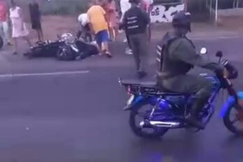 Choque de motos El Gallo