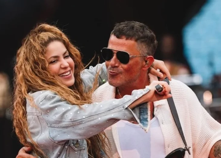 Shakira y Alejandro Sanz