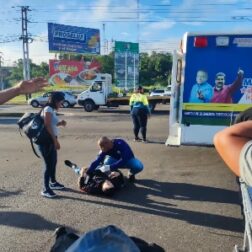 motorizado herido