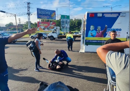 motorizado herido