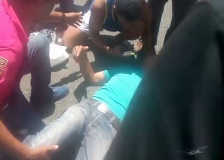 arrollado en Ciudad Bolívar