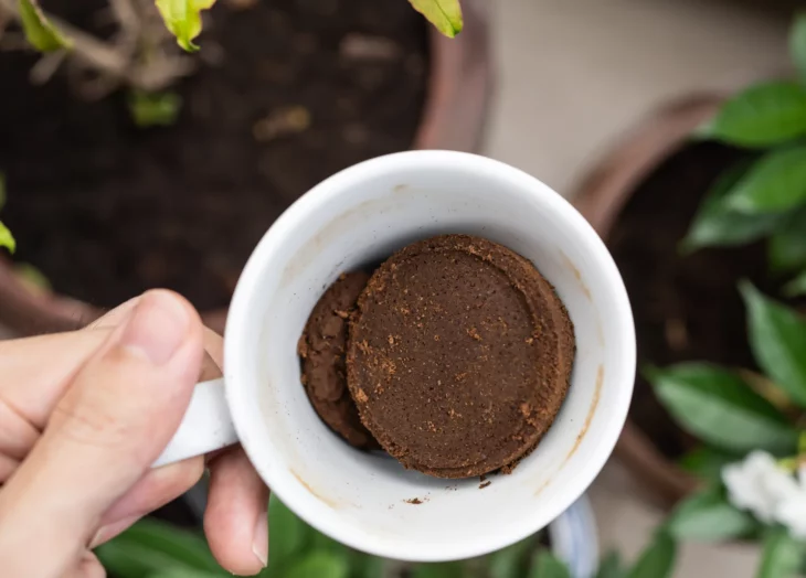Posos de café plantas