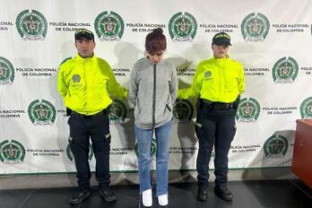 mujer capturada