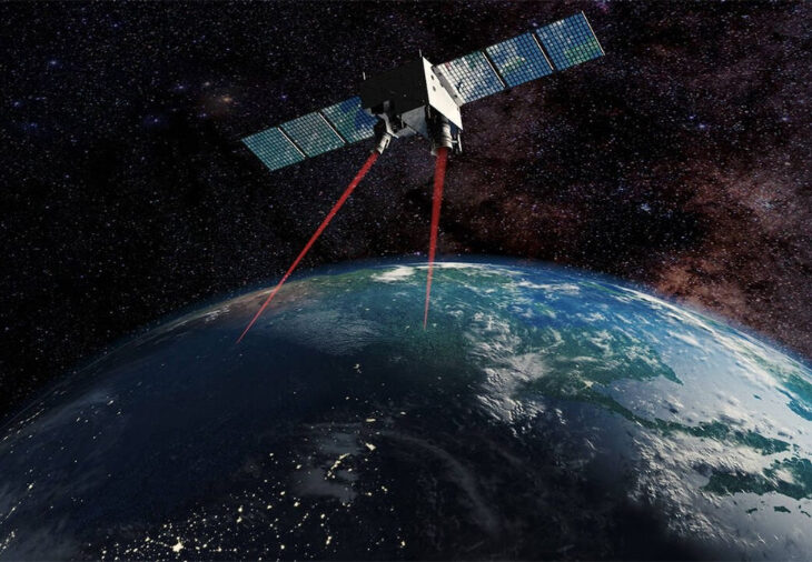 láser satelital China