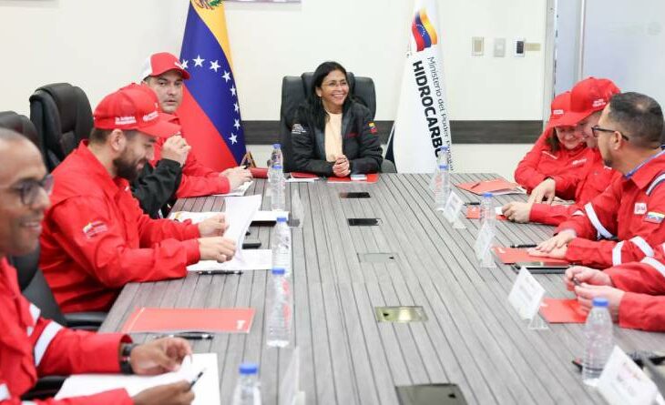 Delcy Rodríguez productividad petrolera