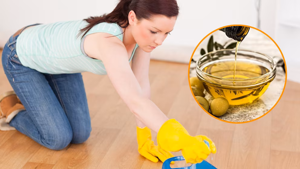 Limpieza de aceite en el piso
