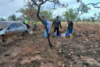 Autopista vuelco Bolívar