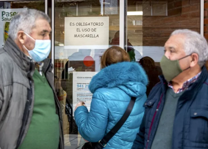 España gripe mascarilla