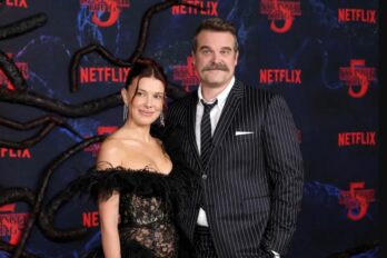 Millie Bobby Brown y David Harbour