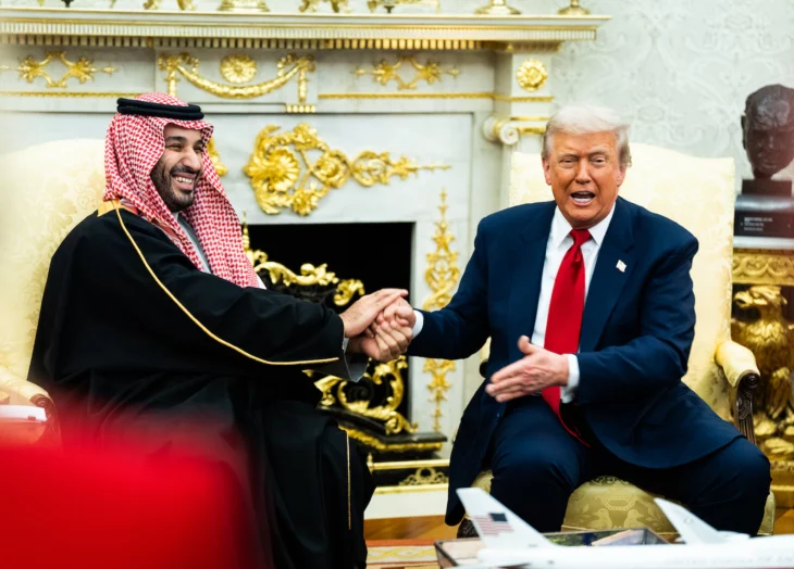 trump y Arabia Saudí