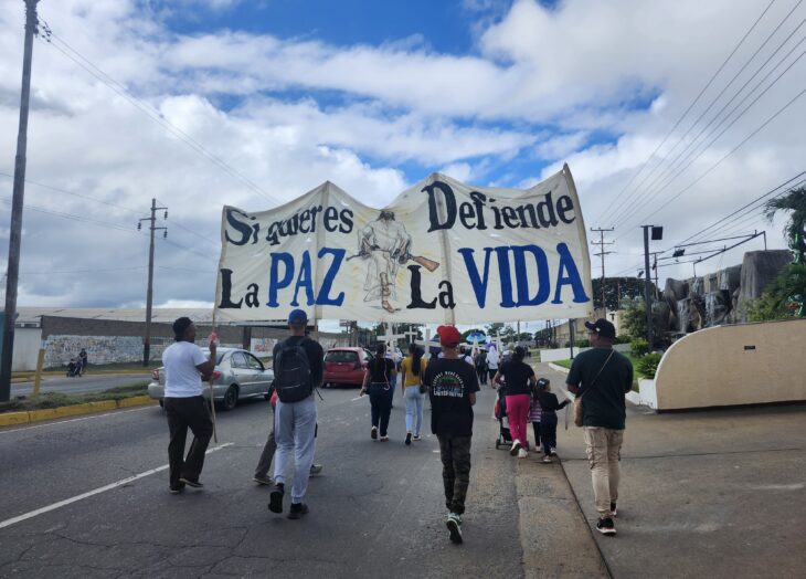 Marcha violencia Ciudad Guayana