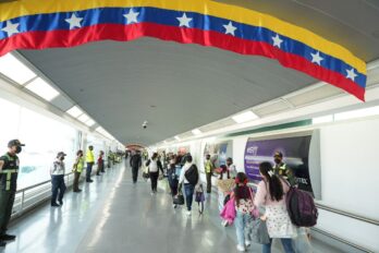 Migrantes venezolanos desde México